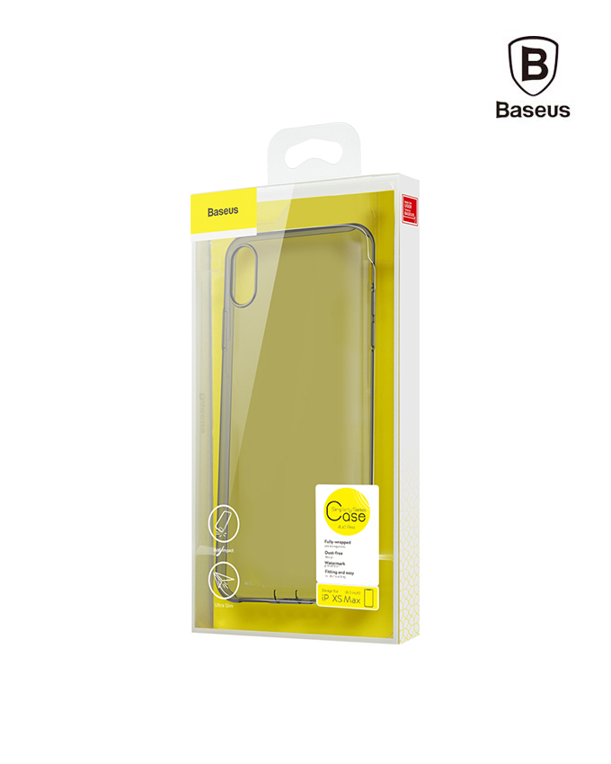 Baseus Simplicity Series for iPhone Xs Max (Transparent Black)